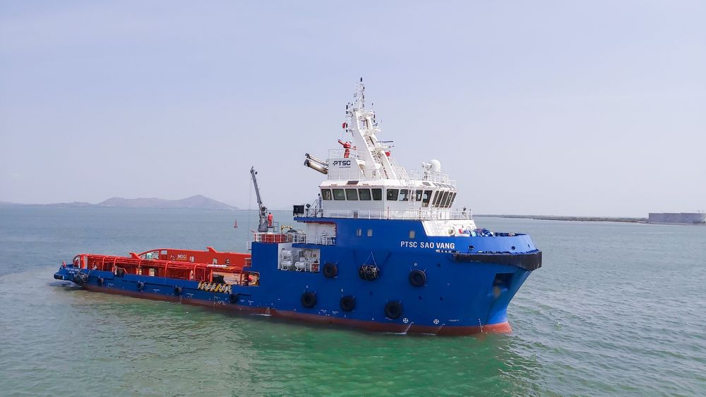 PTSC Marine tiếp nhận tàu PSV thế hệ mới phục vụ chuỗi dự án Điện gió ngoài khơi quốc tế